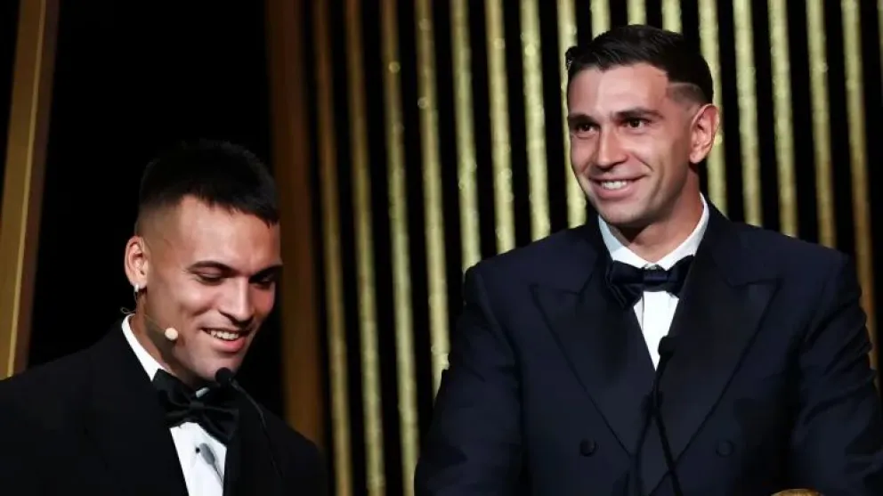 El Toro dorado: Lautaro Martínez pisó fuerte en el Balón de Oro y logró una histórica marca