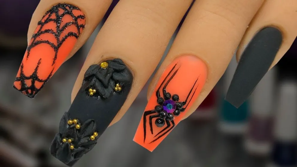 Prepara tus uñas con estos increíbles diseños de Nail Art para Halloween