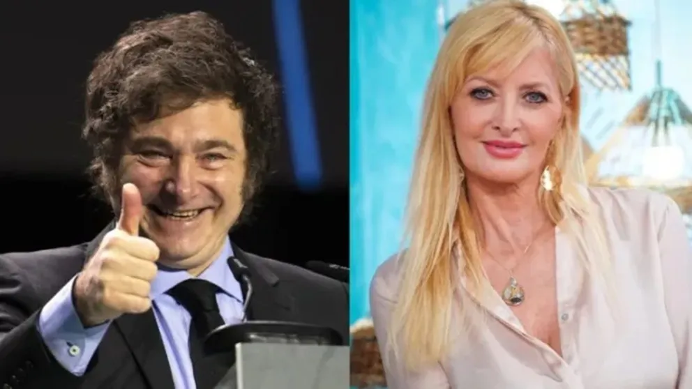 El expresivo anuncio de Yuyito González de la visita de Javier Milei a su programa: cuándo será