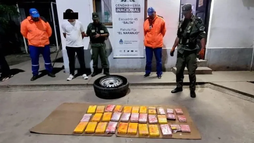 Golpe al narcotráfico en Salta: Gendarmería desarticuló una banda que operaba en Orán