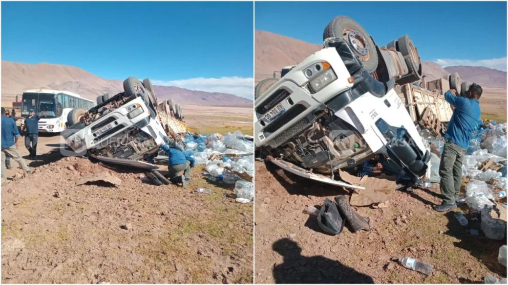 Terrible vuelco de un camión en Tolar Grande: revelaron nuevos datos sobre el siniestro