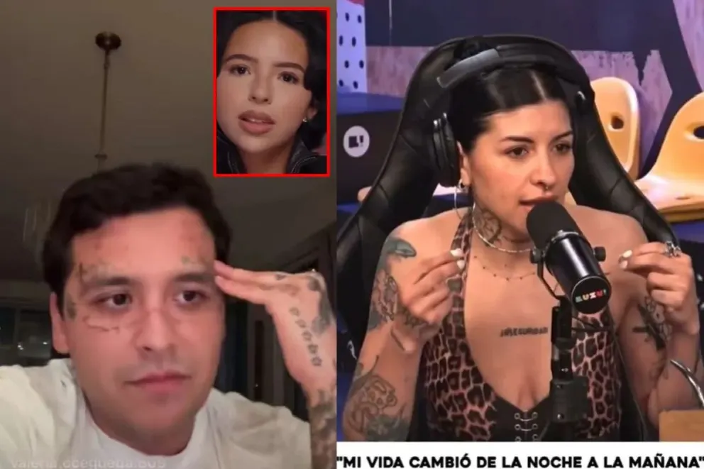 Christian Nodal comete un garrafal error al defender a Ángela de Cazzu: la polémica se intensifica