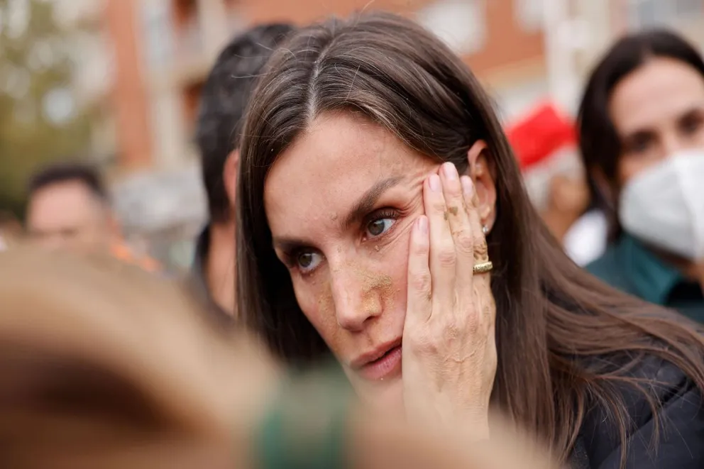 La imagen que muestra el enfado de la reina Letizia tras lo vivido en Paiporta