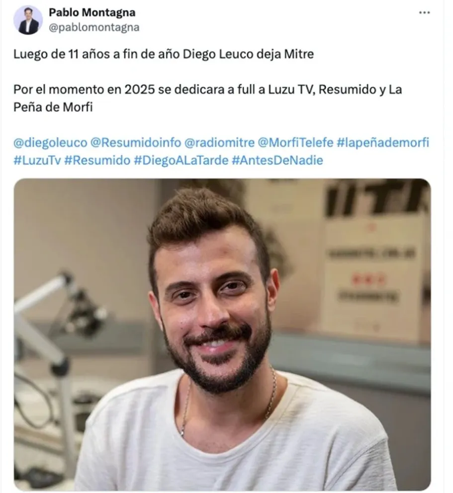 Diego Leuco - Radio Mitre