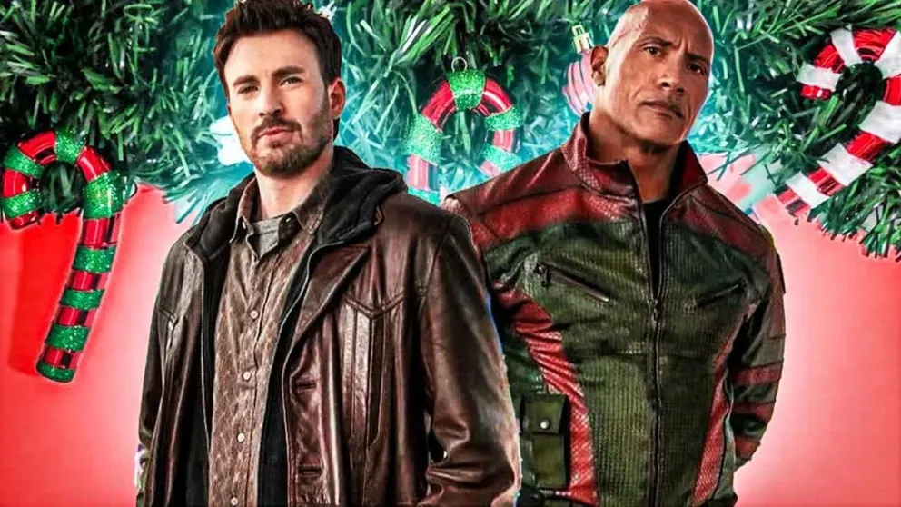 "Código: Traje Rojo": la película navideña con Chris Evans y Dwayne Johnson que promete risas y adrenalina