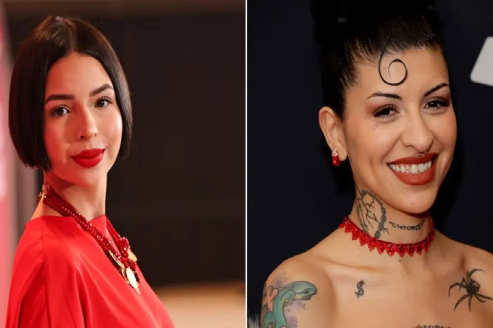 Ángela Aguilar bajo la lupa: el look que generó comparaciones con Cazzu en la fiesta de la mamá de Christian