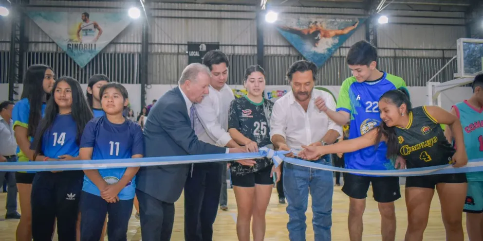 Tartagal se consolida como polo deportivo: Franco Berni y Gustavo Sáenz inauguraron el Estadio Centenario