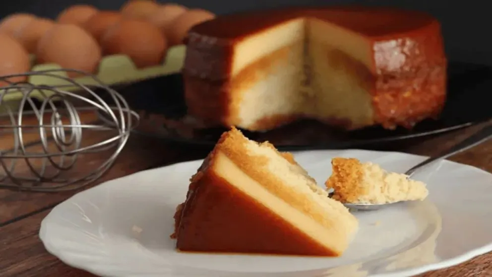 Atrevete a sorprender a tu familia con esta receta de Bizcoflan: un postre fácil, delicioso y sorprendente