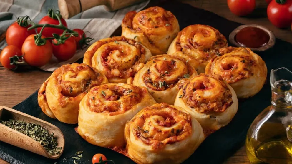Sorprendé a tu familia con esta receta de pizza enrollada: una versión divertida e irresistible