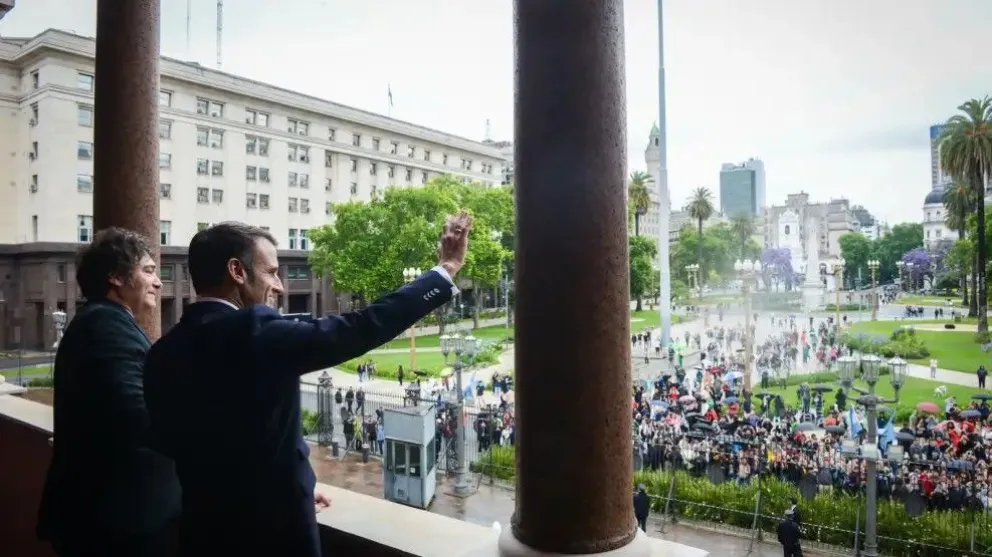 Milei y Macron