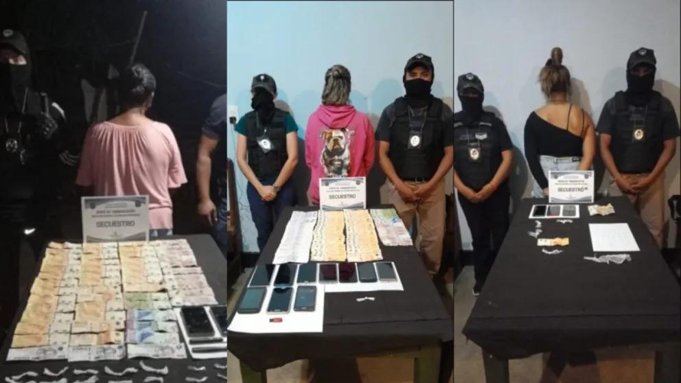 Tres mujeres se aprovecharon de la vulnerabilidad de los vecinos: vendían droga y celulares robados
