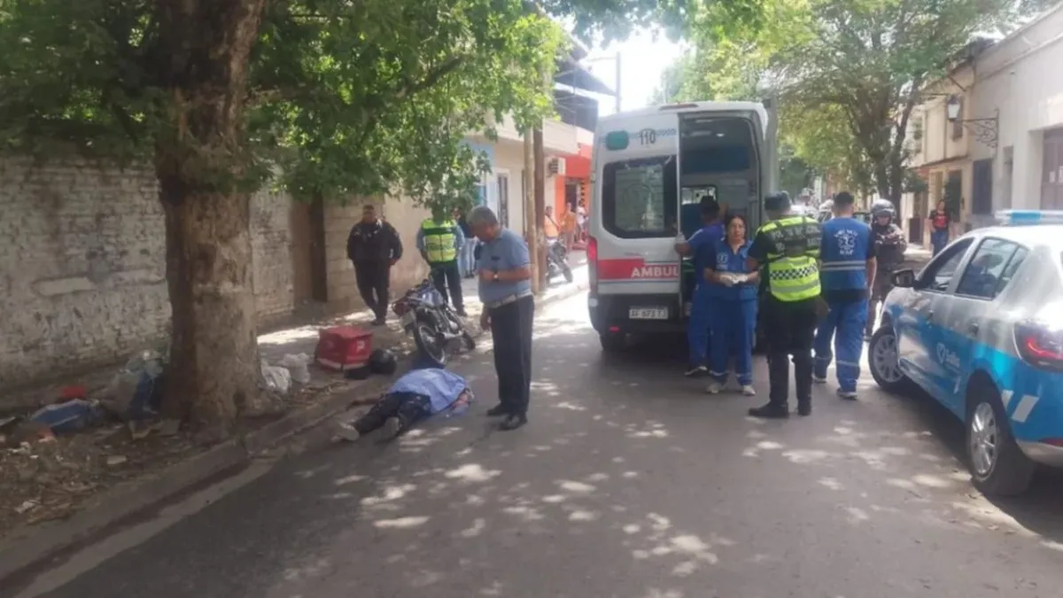 Accidente en el centro salte&ntilde;o