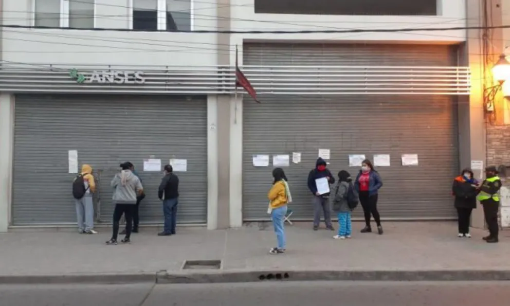 Las sucursales de ANSES cerraron sus puertas