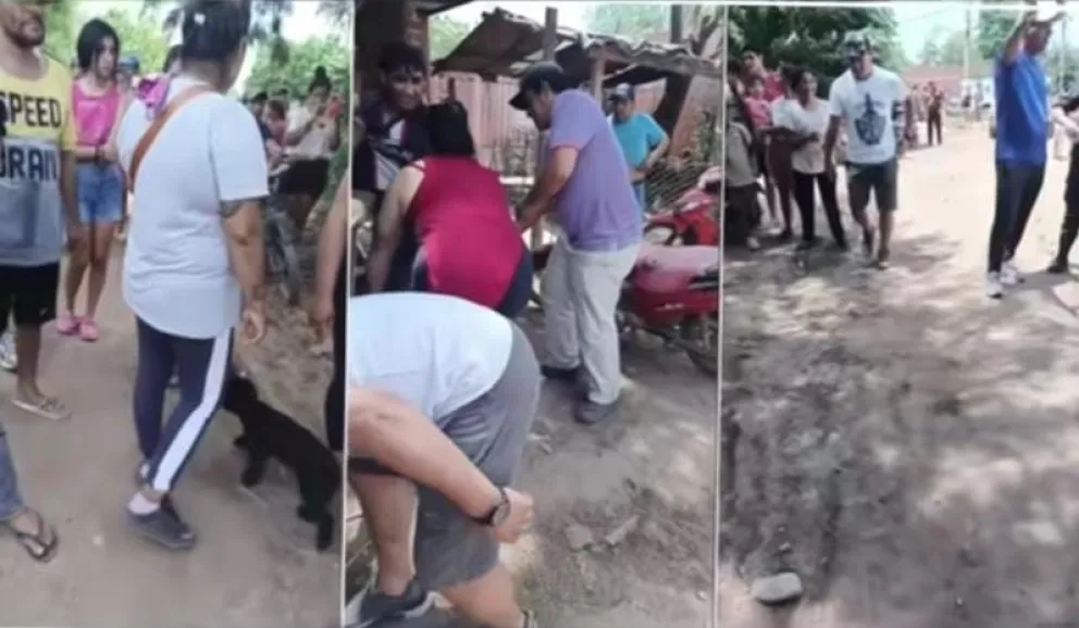 Justicia por mano propia: vecinos de Apolinario Saravia ataron a un grupo de delincuentes