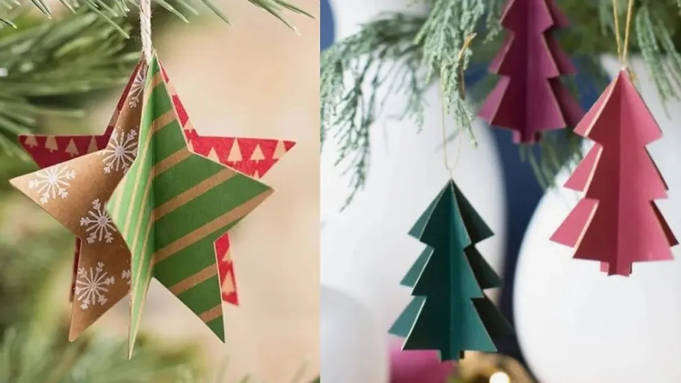 Descubrí cómo renovar tu decoración del árbol con adornos navideños caseros: una idea sencilla y económica