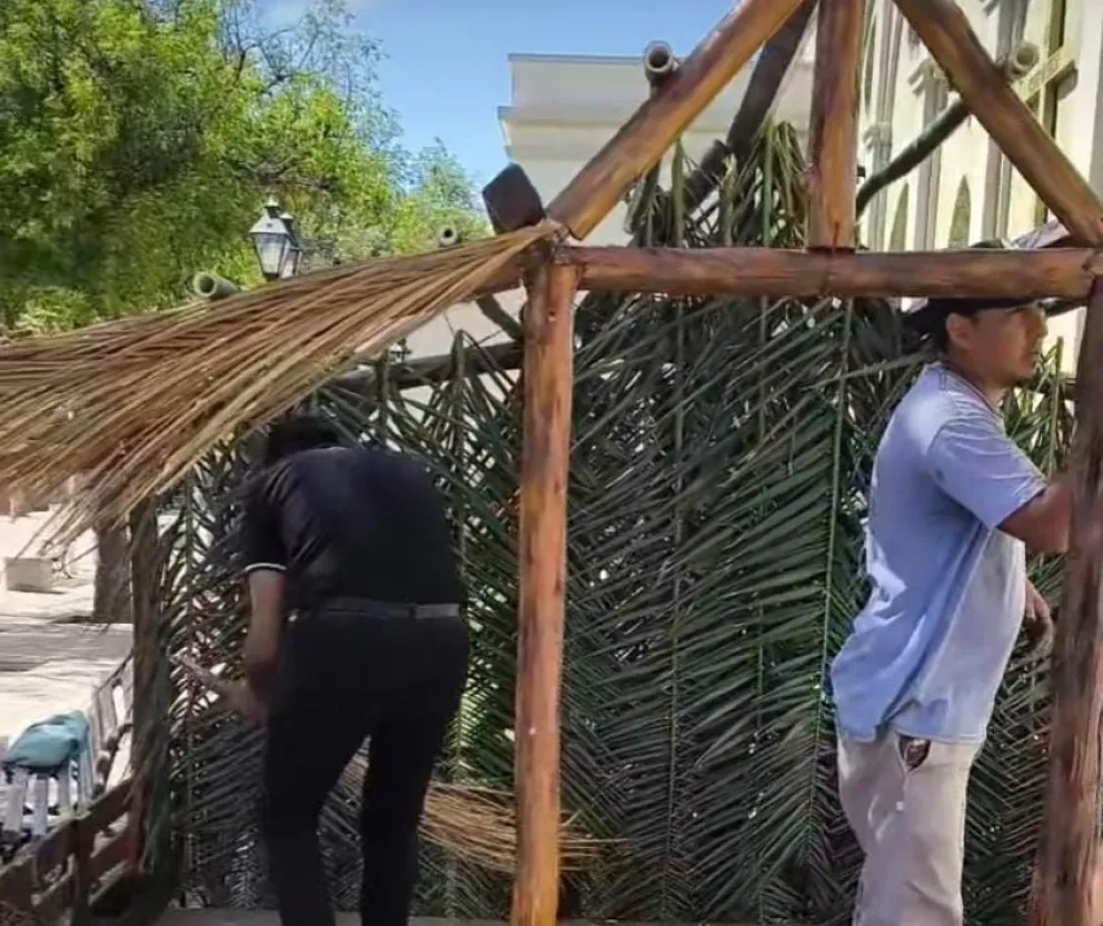 Así prepara el Pesebre para las fiestas la Intendencia de General Güemes
