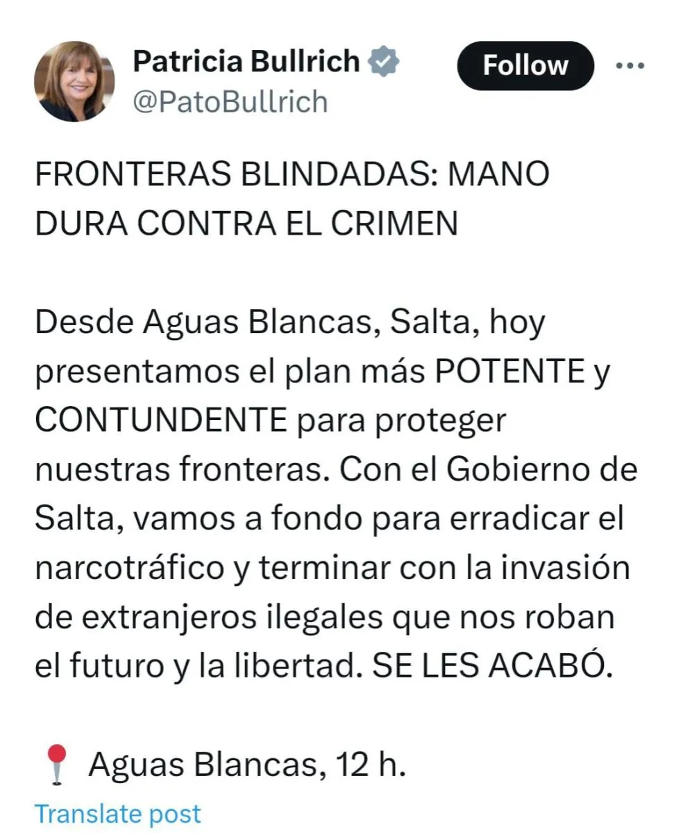 Patricia Bullrich