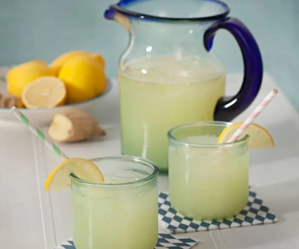 receta - limonada de jengibre