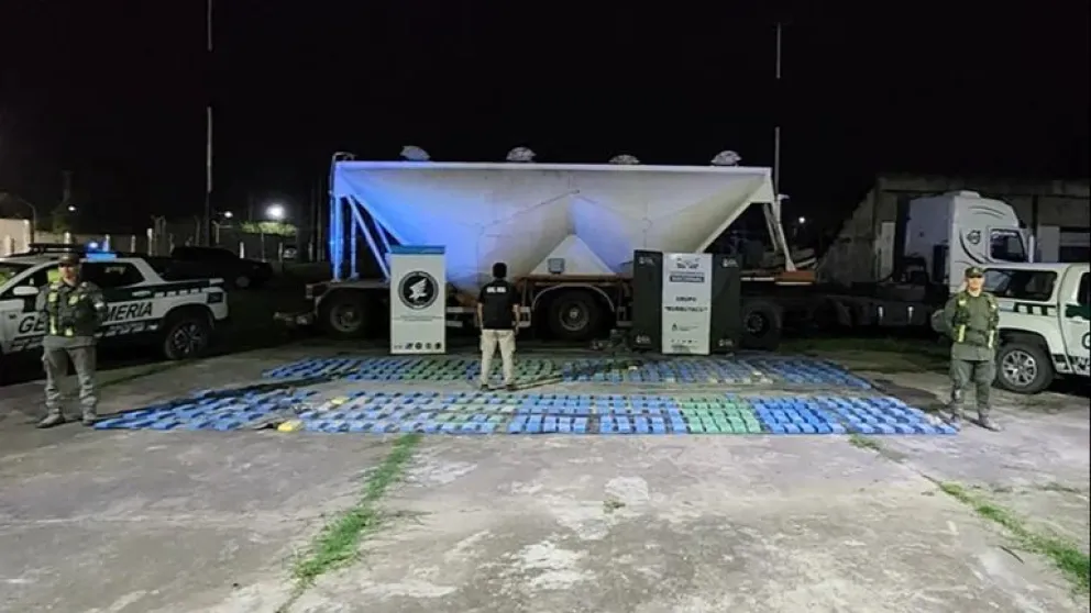 Narcotráfico en Salta: una banda transportaba más de 400 kilos de cocaína ocultos en bolsas de cemento