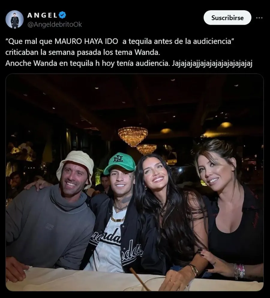 &Aacute;ngel de Brito - Wanda Nara
