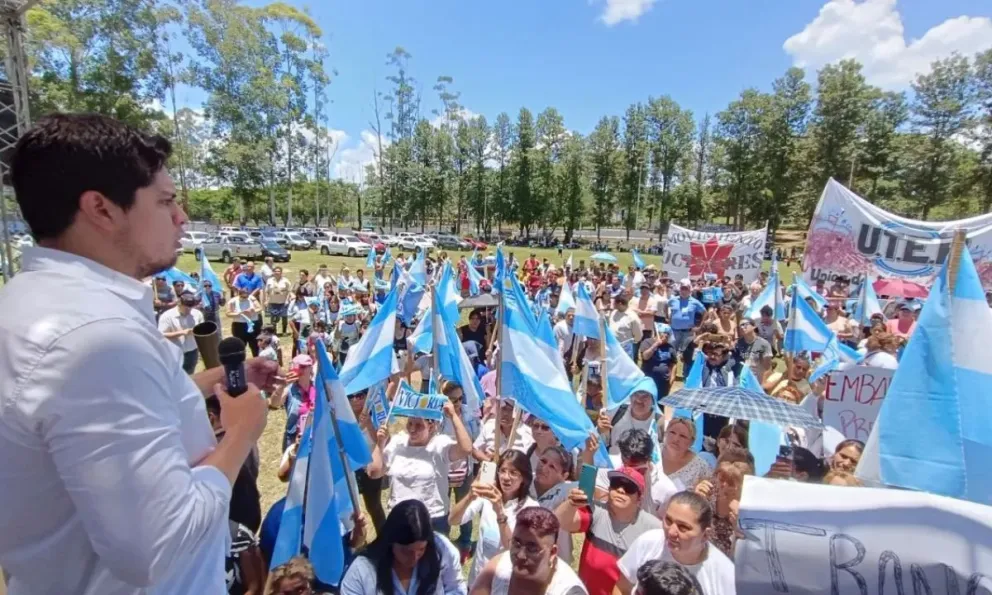 Cristina Kirchner se hizo presente en el acto de asunción de Franco Hernández Berni y destacó la figura de Sergio Leavy 