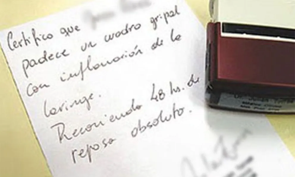 Cayeron médicos que vendían certificados de salud truchos en un comercio de Joaquín V. González