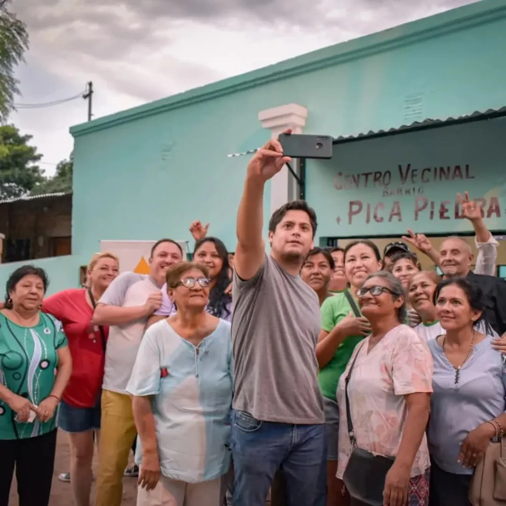 Franco Hernández Berni y Gustavo Sáenz inauguraron un nuevo centro vecinal en Tartagal