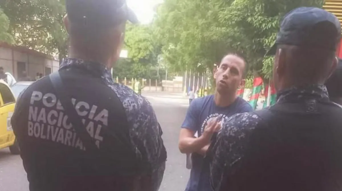 Gendarme detenido en Venezuela