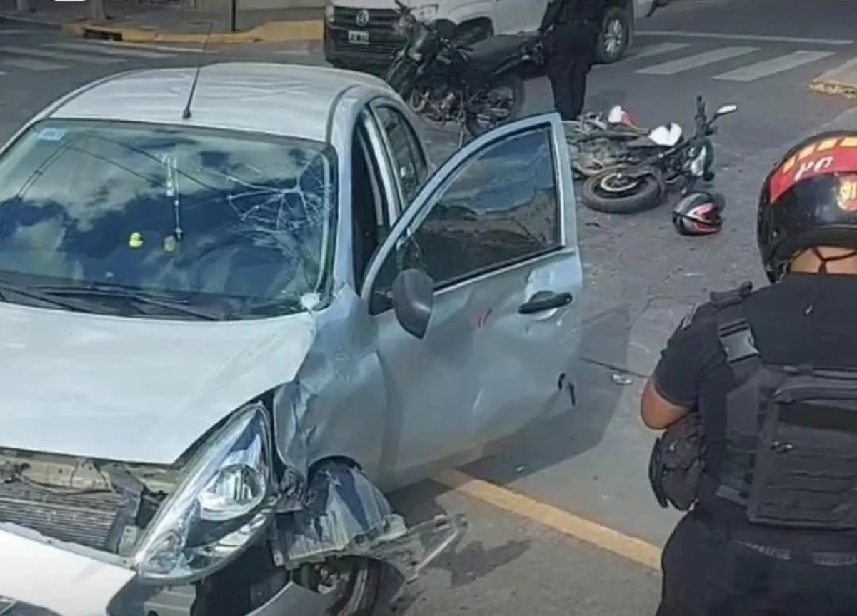 Accidente en Avenida Entre R&iacute;os 