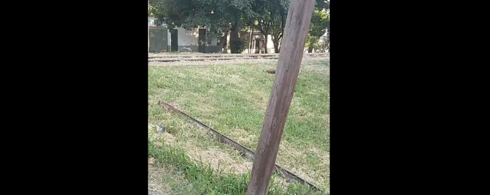 Robo de rieles: quisieron desmantelar una vía en pleno centro salteño