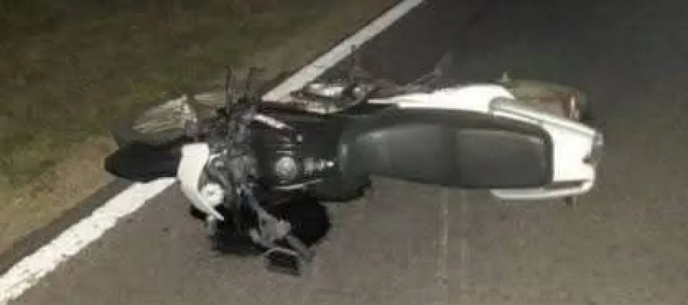 Un motociclista murió a causa de un brutal accidente en Ruta Nacional 50