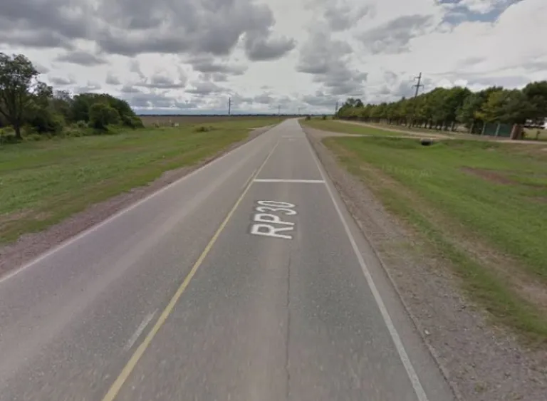 Vuelco en Ruta Provincial N&deg; 30