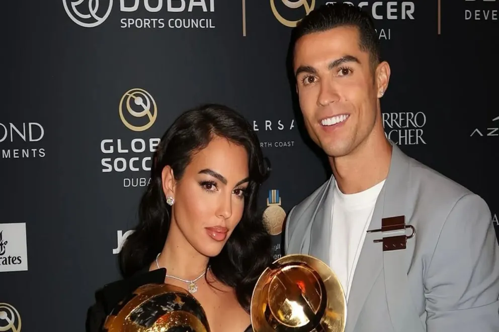 La emotiva reacción de Georgina Rodríguez que deslumbró en los Globe Soccer Awards 2024