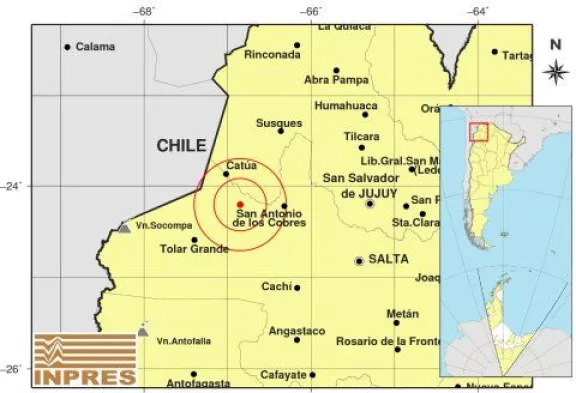 Temblor en Salta 