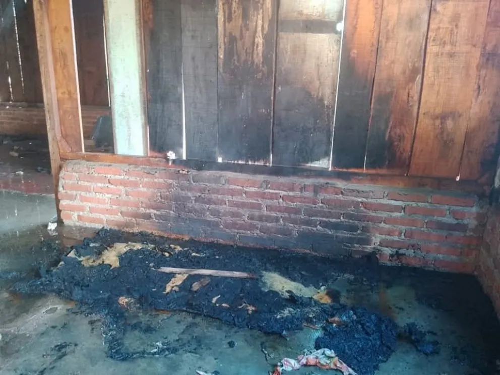 Incendio en una vivienda 