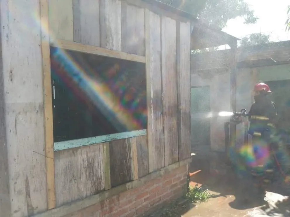 Incendio en una vivienda 