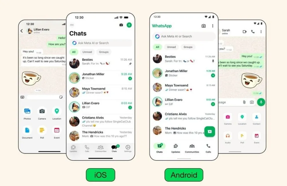 WhatsApp - listas personalizadas