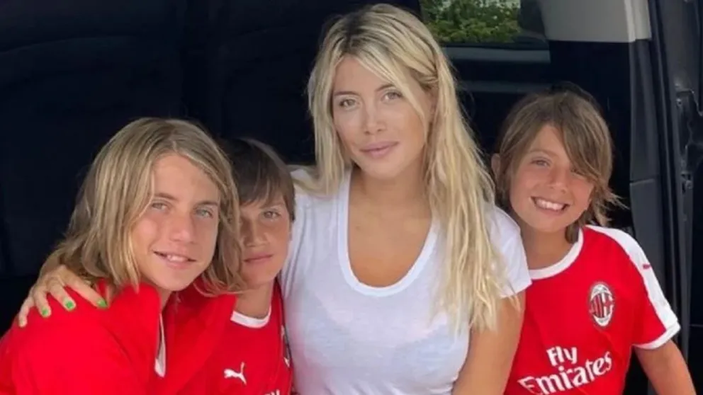 Crisis total para Wanda Nara: su hijo menor la sorprendió con una polémica publicación