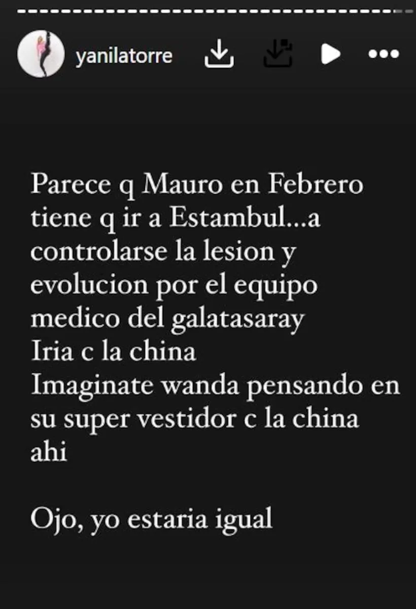 China Su&aacute;rez - Wanda Nara