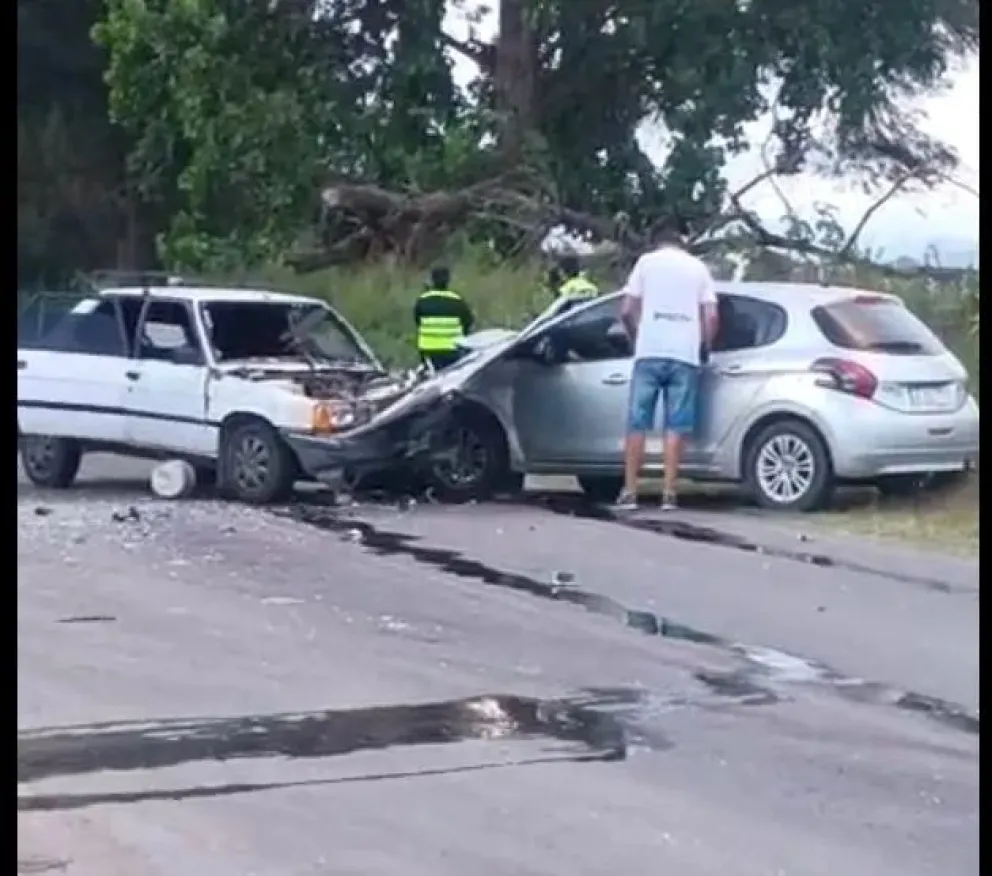 Grave accidente en Ruta Nacional 68: dos vehículos chocaron de forma frontal