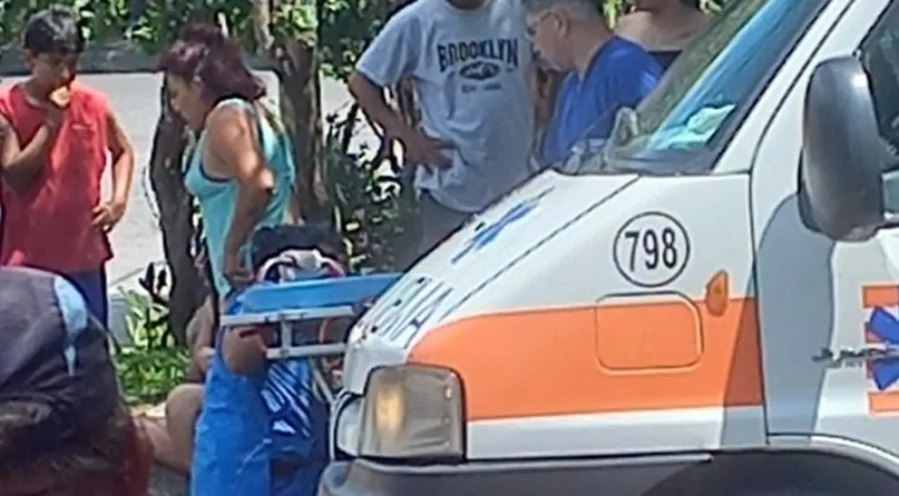 accidente - gr&uacute;a