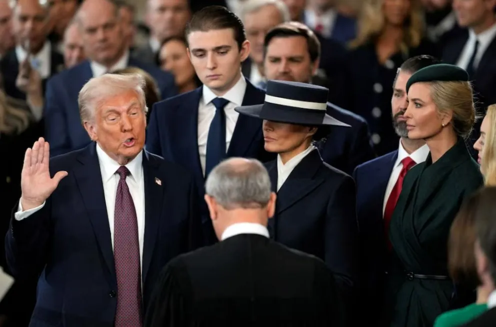 Con Javier Milei como invitado especial, Donald Trump asumió como presidente de los Estados Unidos
