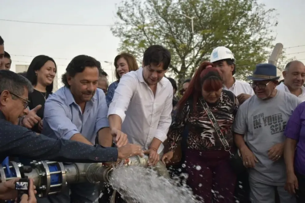 Franco Hernández Berni celebró los avances del histórico plan para solucionar el problema de agua