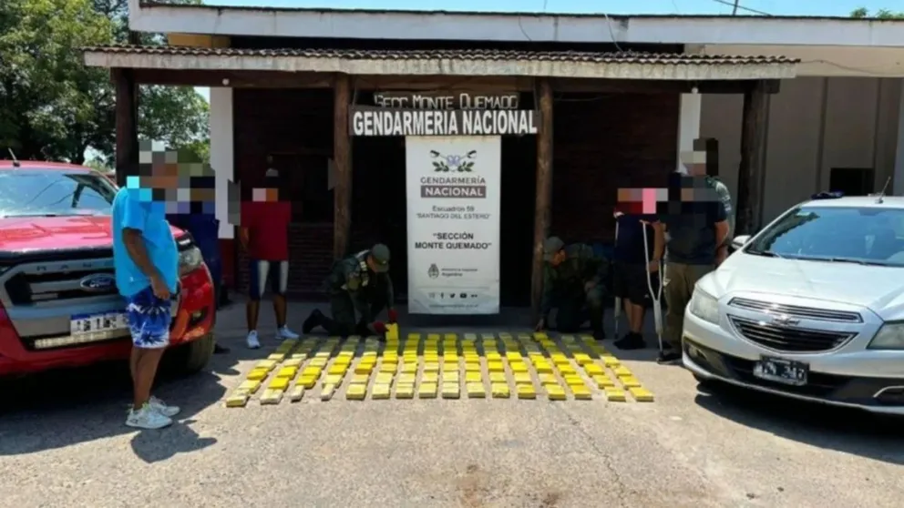 Golpe al Narcotráfico: detuvieron a dos salteños con 116 kilos de cocaína en Santiago del Estero