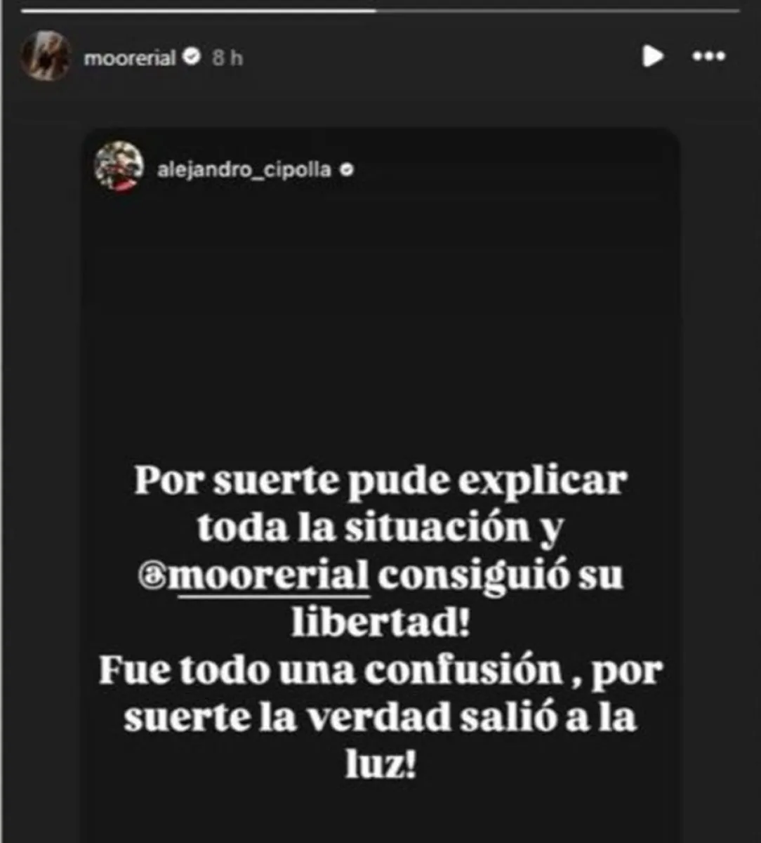 Morena Rial - detenci&oacute;n