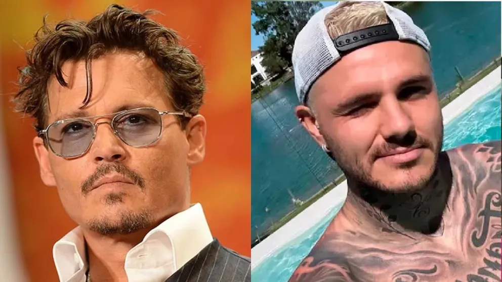 El encuentro del momento: Johnny Depp llegó a Uruguay y podría reunirse con Mauro Icardi en medio de su batalla legal