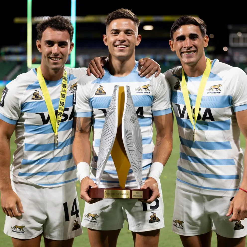 Victoria histórica de los Pumas 7s: paliza ante Australia y grito de campeón en el Seven de Perth