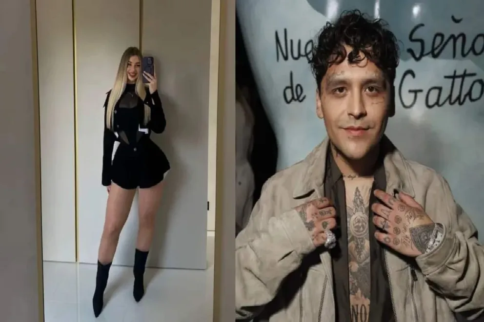 Amante de Christian Nodal comparte fotos de su embarazo y asegura que se hará cargo