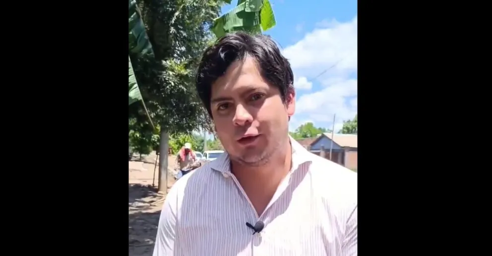 Franco Hernández Berni supervisó las obras de pavimentación en barrios de Tartagal