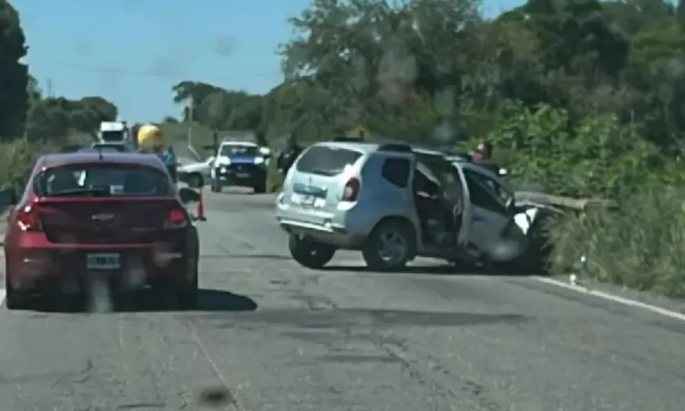 Escalofriante accidente en Ruta 9: el conductor se durmió y casi ocurre una desgracia